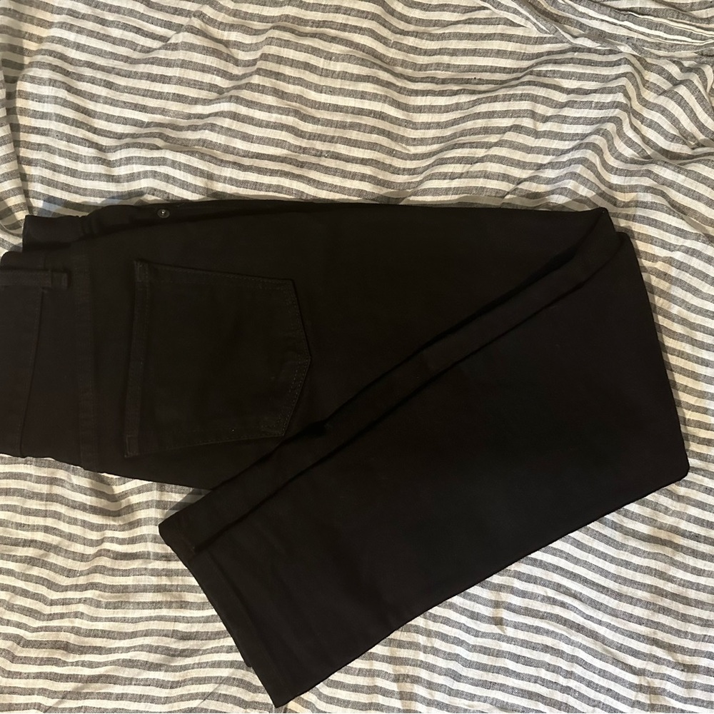 Reformation Classic Black Button-Fly Jeans size 28